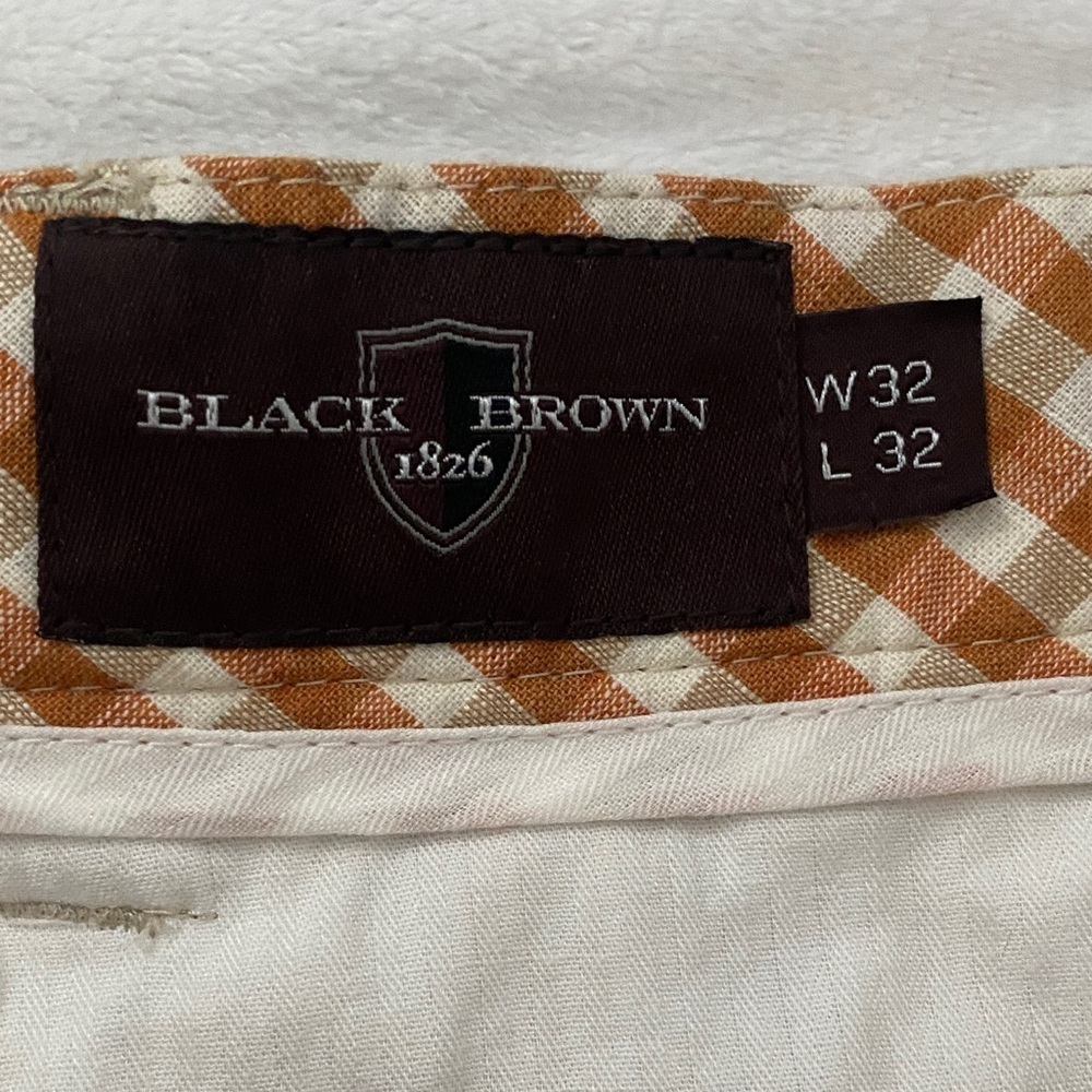 Black Brown 1826 Men's Beige Chinos - Picture 2 of 9